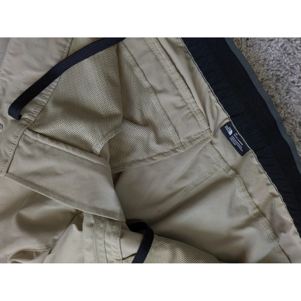 The‎ North Face Convertible Pants Shorts Mens 40x32 Tan Khaki Outdoors Hiking